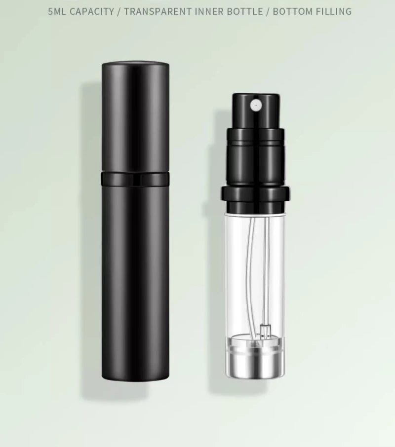 10ml 5ml Mini Bottom Filling Perfume Spray Dispenser Bottles Cosmetic Refillable Spray Atomizer Portable Liquid Container Bottle Beauty World Shop