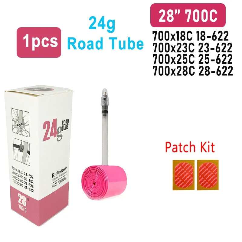 RideNow TPU Bike Inner Tube 700C 700x18 23 25 28 32 35 37 40 47C  Ultralight Gravel Tire MTB Bicycle 29x1.5 1.75 TPU Inner Tube Beauty World Shop