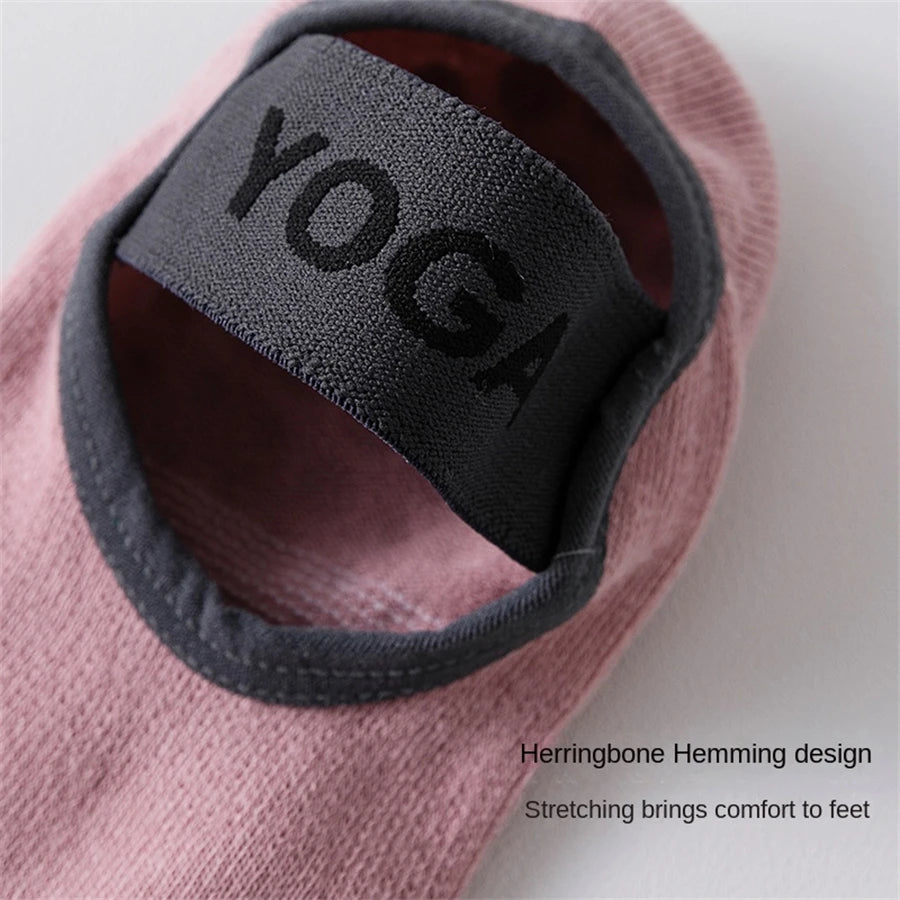 1 Pair of Women's Five Finger Socks Professional Anti Slip Cotton Absorbs Sweat Yoga Socks Pilates Fitness Socks Beauty World Shop