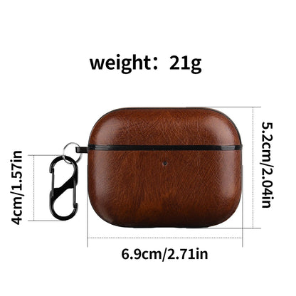 Leather PU Earphone Cover For AirPods Pro 3 2025 Case For AirPods Pro 2 2nd Pro2 Cases For AirPods 4 3 2 1 Funda Headphone Coque