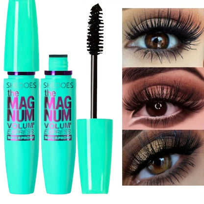 4D Black Mascara Thickening, Lengthening, Curling, Waterproof Liquid Fiber Mascara Beauty World Shop