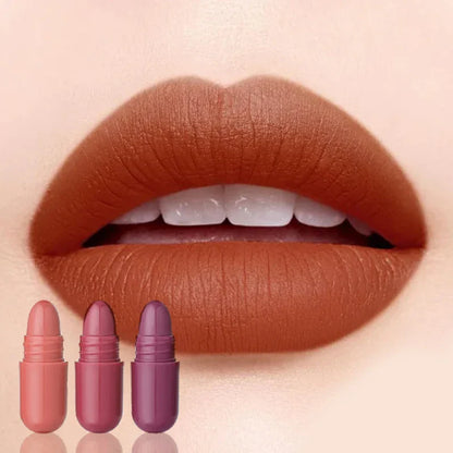 MAGIC CASA 18-Color Capsule Lipstick Set - Mini Matte, Long-lasting, Waterproof, Non-transfer，Soft matte finish Beauty Trend Shop