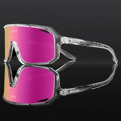 SCVCN New Cycling Glasses Bike Sunglasses Men UV400 Eyewear Outdoor Sports MTB Goggles Bicycle Women Riding Hiking Sunglasses Beauty World Shop
