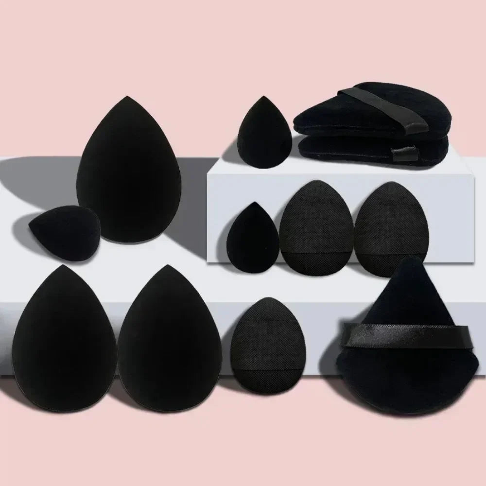 12pc Makeup Sponge Blender Beauty Egg Set Foundation Sponges Liquid Cream Cosmetic Puff Women Make Up Accessories Cosmetics Tool Beauty World Shop