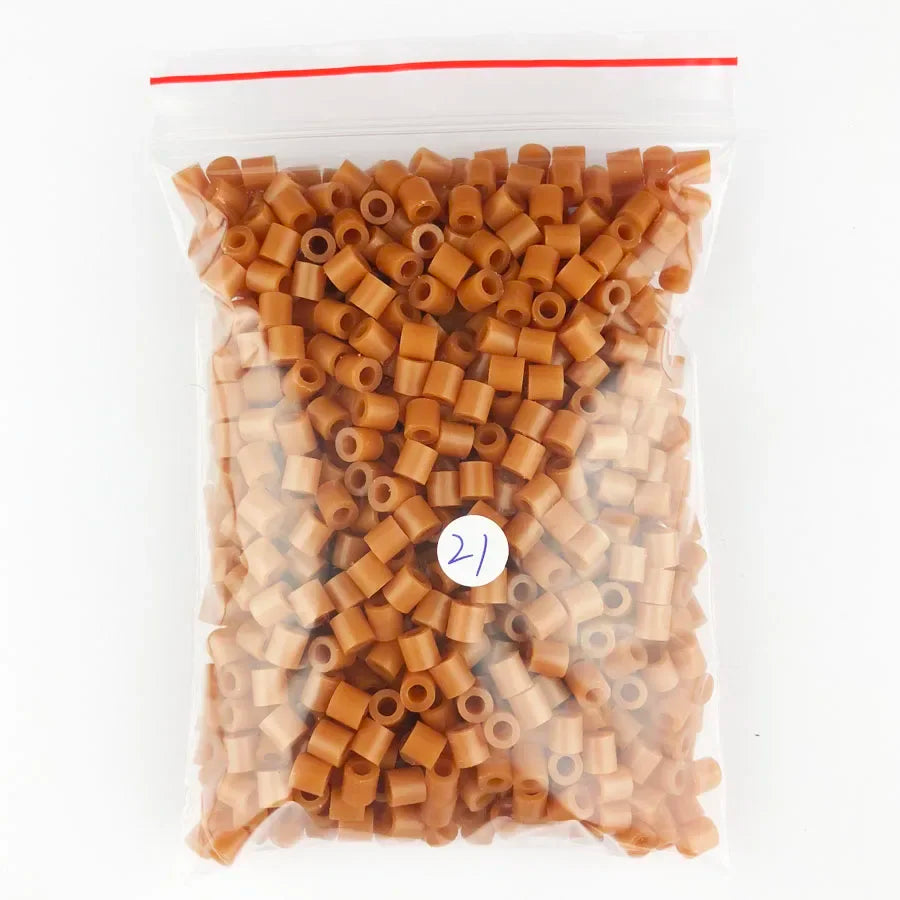 500pcs 5mm Hama Beads Perler Fuse Iron Beads GREAT KID FUN.Diy Intelligence Educational Toys Puzzles Beauty World Shop