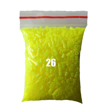 2000 pcs/Bag 2.6mm Hama Beads Puzzle Perlen Iron Beads Diy Perler Fuse Bead Intelligence Educational Toys Beauty World Shop