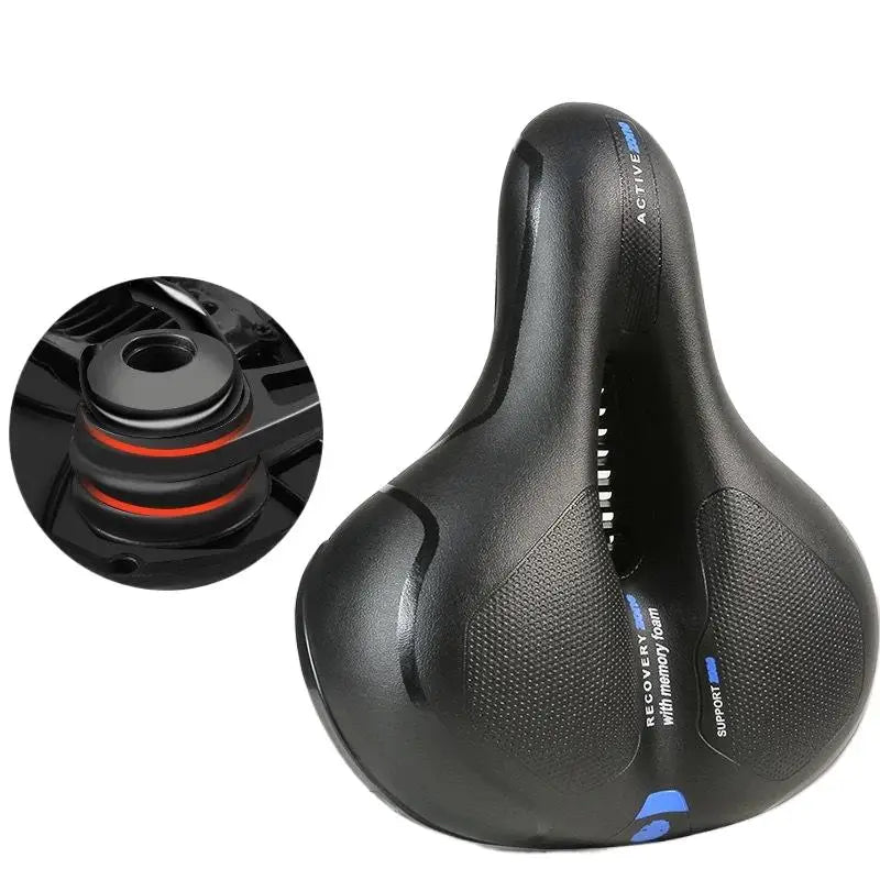 ESLNF Hollow Breathable Bicycle Saddle MTB Road Bike Saddle Shock Absorbing Comfortable Big Butt Bike Seat Bicycle  Accessories Beauty World Shop