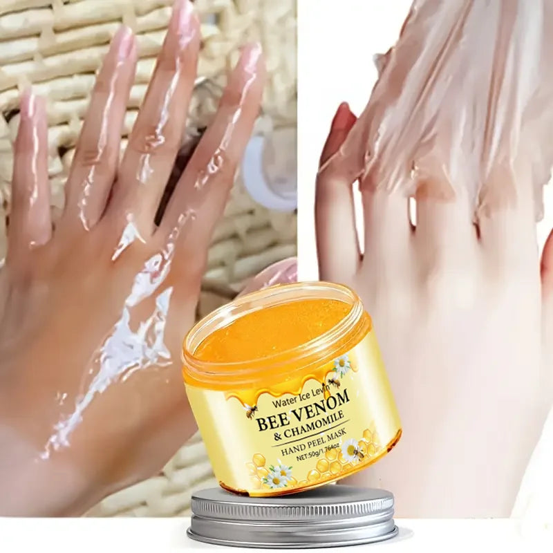 Bee venom chamomile Moisturizing Exfoliating Hand Wax Mask Moisturizing exfoliating nourishing skin care Beauty World Shop