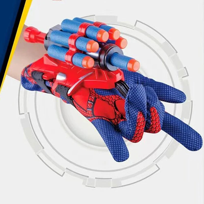 New for spiderman Figure Toy Kids Plastic Cosplay Glove Launcher Set Hero Launcher Wrist Toy Halloween Funny Toys Boy  gift Beauty World Shop