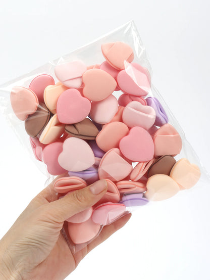 50 Mini Finger Cushions Air Cushion Powder Puff, Latex Free Mixed Sponge and Cosmetic Puff Is Used for Liquid Foundation Make- Beauty World Shop