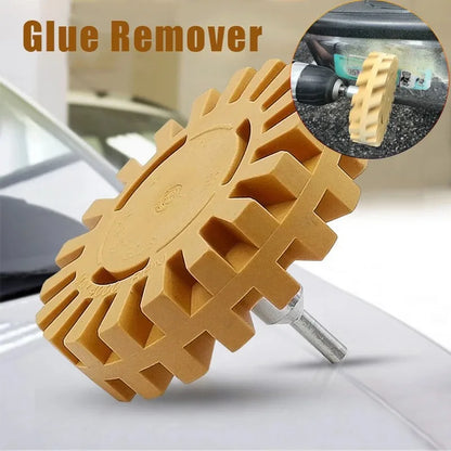 100mm 4 Inch Car Eraser Wheel Smooth Power Drill Adapter Decal Removal Paint Repair Rubber Effective Practical Quick Pinstripe Beauty Trend Shop