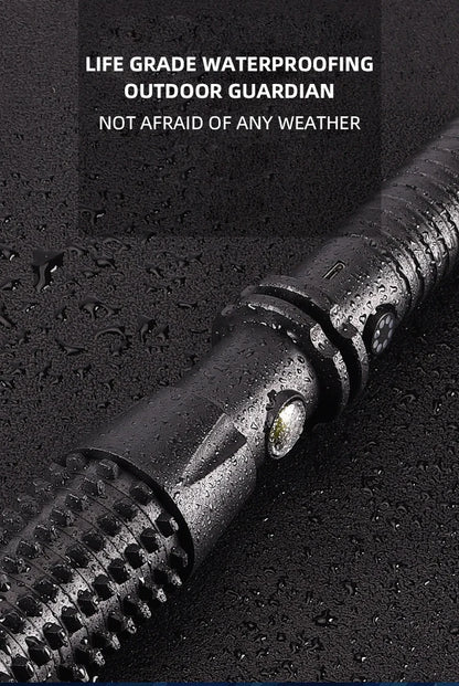 Wolf Tooth Lamp Rod Strong Light Charging Outdoor Super Bright Multi Functional Vehicle Retractable Self Defense Window Patrol Beauty World Shop