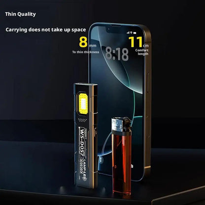 Outdoor LED Flashlight 550Lm Portable Mini Torch Light Pocket Lantern Flood Work Light with 5 Modes Beauty World Shop