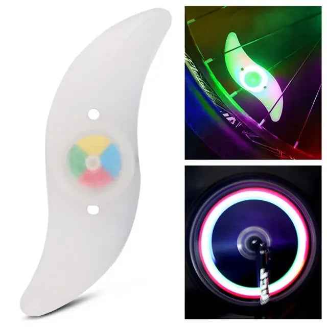 Colorful Bike Wheel Spoke Light Waterproof MTB Balance Bicycle Light LED Tyre Tire Flash Lights Warning Cycling Lamp Beauty World Shop