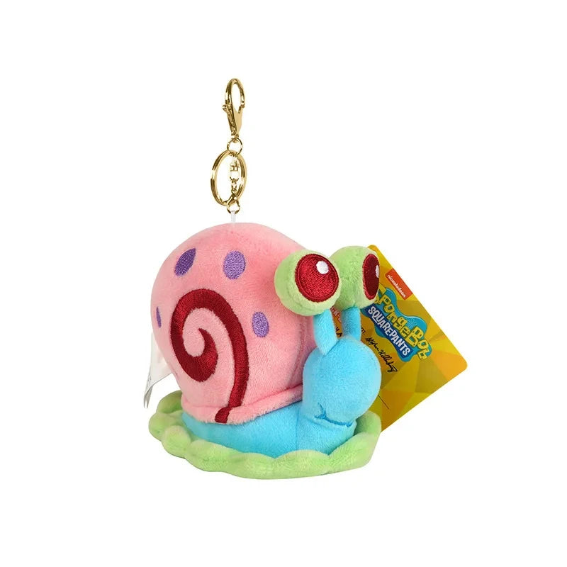 Kawaii Cartoon Spongebob Patrick Star Plush Toy Keychain Stitch Creative Gary Backpack Pendant Squidward Tentacles Friends Gifts Beauty World Shop