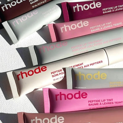 Rhod Lip Balm Moisturizing Mirror Long Lasting Lip Gloss Ribbon Espresso Raspberry Toast Plump No-stick Lip Oil Makeup Cosmetic Beauty World Shop