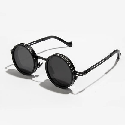 2025 Fashion New Unisex Handmade ND9 Level Sunglasses Stepless Rotating Filter Retro Polarized Sunglass Cycling Sports Glassees Beauty World Shop