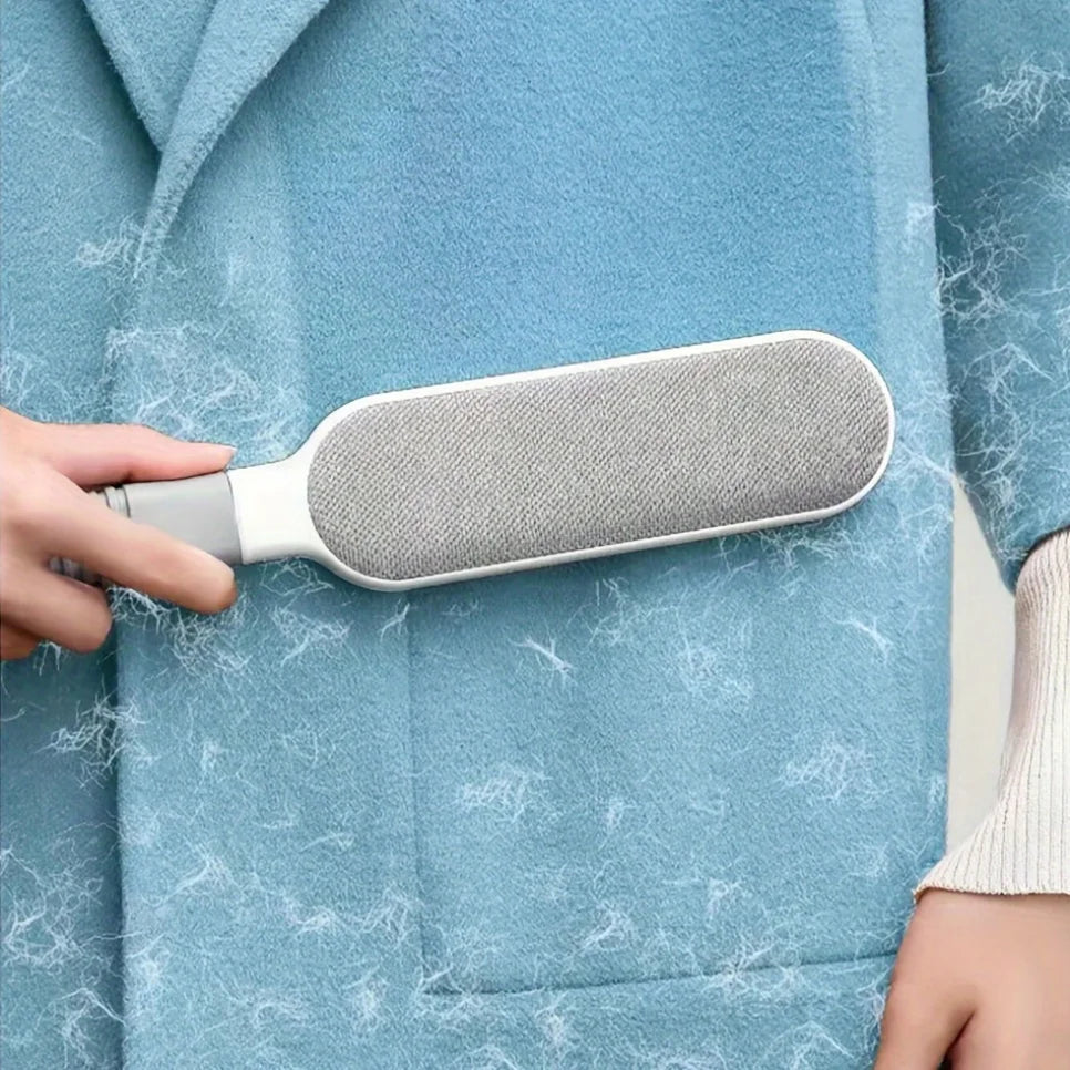 Double-Sided Pet Hair Remover, Manual Electrostatic Sticky Lint Brush, for Cat, Clothing, Sofa, Furniture,  Carpet Cleaning Beauty World Shop