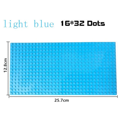 32x32x16x16 Dots Classic Base Plates MOC DIY Plastic Bricks Baseplates City Dimensions Building Blocks Figures Construction Toys Beauty World Shop