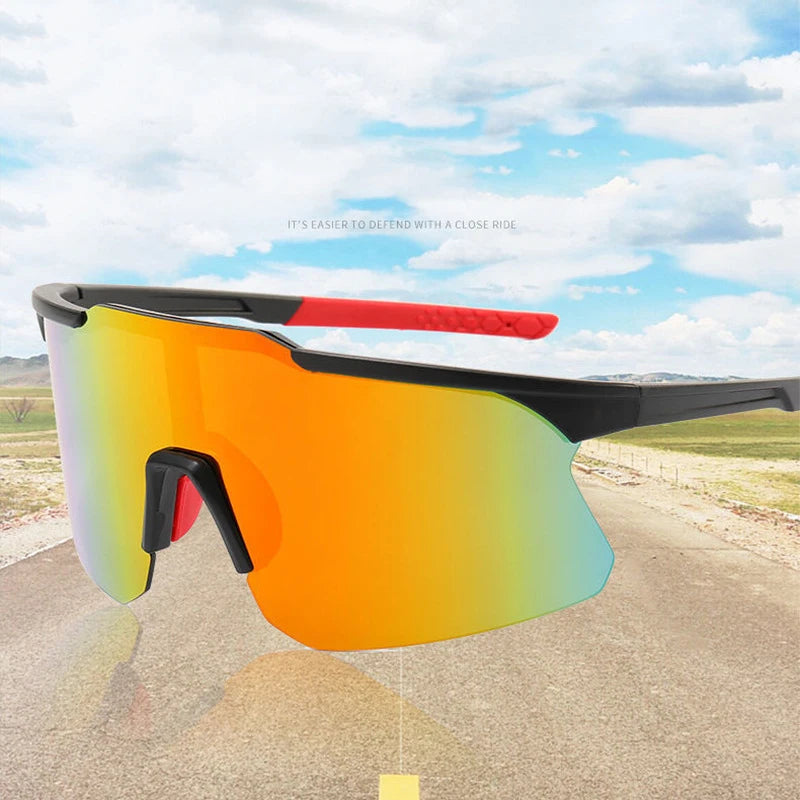 1/2/8pcsPolarized Cycling Sunglasses Outdoor Sport Cycling Riding Running Skiing Goggle Windproof Fishing Eyewear for Men Women Beauty World Shop