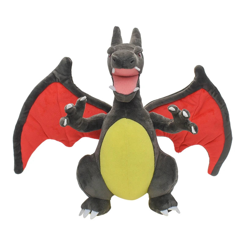 Shiny Charizard Plush Toy 9" Stuffed Doll, Collectible Cartoons for Boys Girls Gift,Gray Beauty World Shop