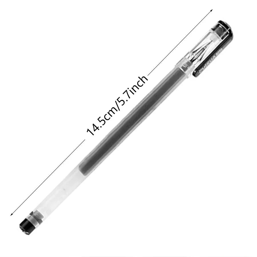 3pcs/mix Diamond tip Gel Pen Fine 0.38mm Large-capacity Black/Blue/Red ink Exam Signing Writing School Office Supplie Stationery Beauty World Shop
