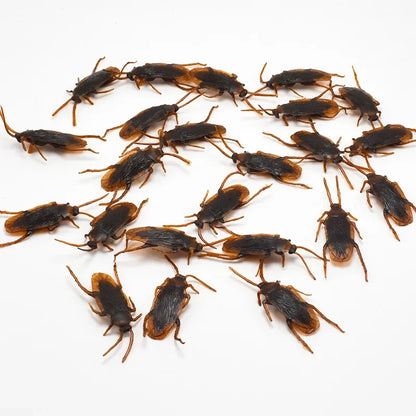 Special Lifelike Model Simulation Fake Rubber Cock Cockroach Roach Bug Roaches Toy Prank Funny Trick Joke Toys April Fools Prank Beauty World Shop