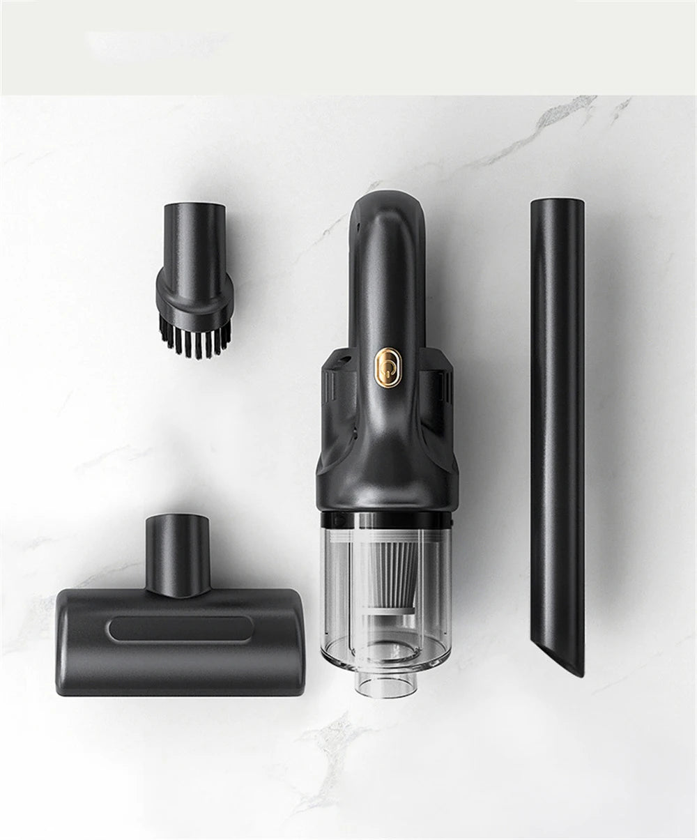 Wireless Handheld Vacuum Cleaner Cordless Handheld Chargeable Auto Vacuum for Home & Car & Pet Mini Vacuum Cleaner 50000Pa Beauty World Shop