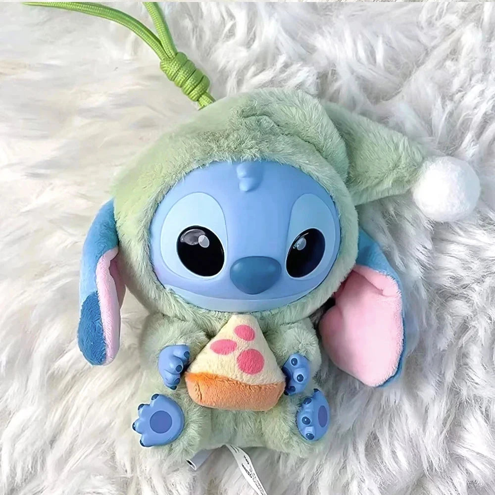 2025 HOT New Stitch Eat Some Thing Before Sleep Series Vinyl Blind Box Bag Pendant Cute Plush Doll Mystery Box Toy SurpriseGifts Beauty World Shop