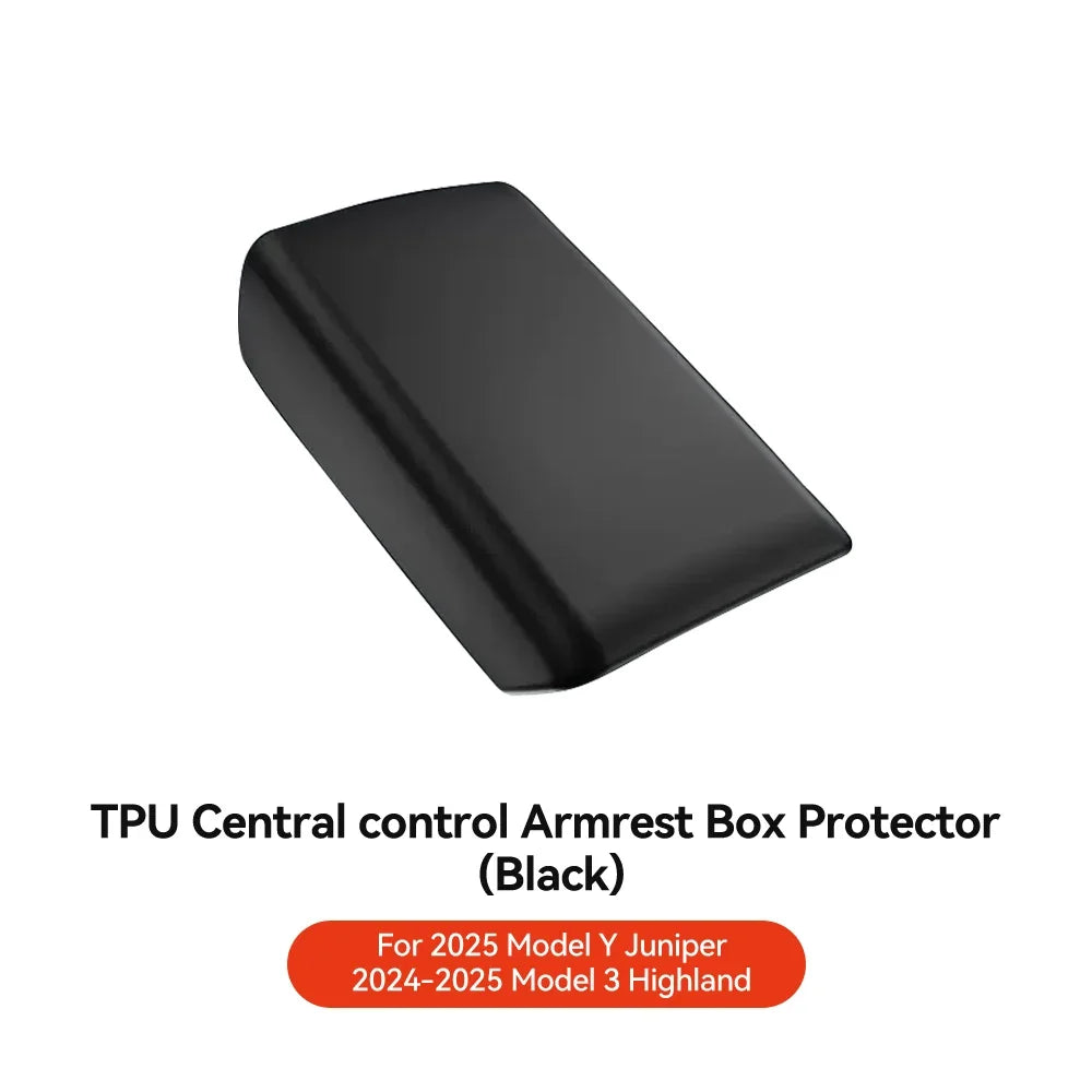 YZ For Tesla Model 3 Y Highland Juniper Car Center Console Armrest Pad Soft Case Central Armrest Box Cover 2026 Auto Accessories Beauty World Shop