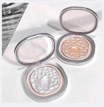 LEEINTO color-glowing high-gloss powder pearlescent powder brightens up the make-up eye shadow disc Beauty Trend Shop