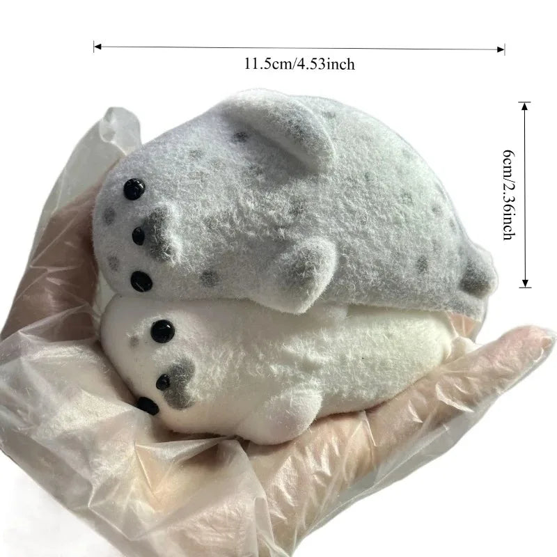Kawaii Squishy Seal Squeeze Toys Super Soft Pinching Fingertip Toy Slow Rebound Antistress Gift Stress Relief Adult Sensory Toy Beauty World Shop