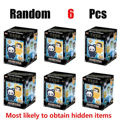 BANDAI Jujutsu Kaisen Battle V2 Cat Paradise Party Series Blind Box Cute Plush Doll Pendant Anime Periphery Surprise Gift Beauty World Shop