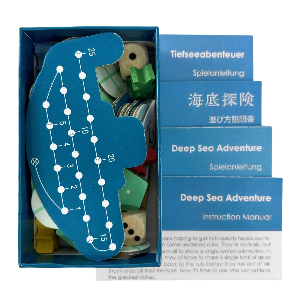 Deep Sea Adventure Board Game Card Game Family Party Entertainment Interactive Toys Gift for Children Funny English Game Beauty World Shop