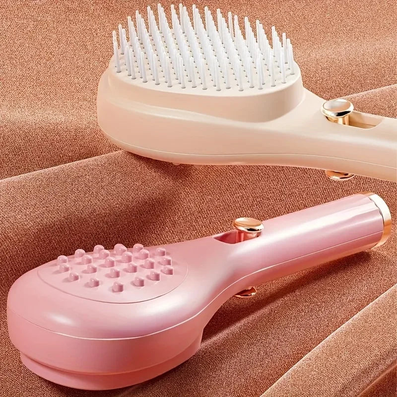 1pcs Magic Retractable Hair Comb-Anti-Static Scalp Massaging & Detangling Brush for All Hair Types Holiday Gift Box Beauty Tool Beauty World Shop