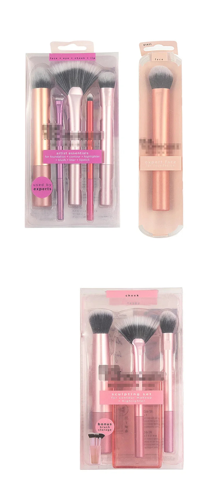 Popular Full Set of Makeup Brush Set Powder Blusher Brush Halo Dye Brush Eye Shadow Brush Beauty Egg Beauty World Shop