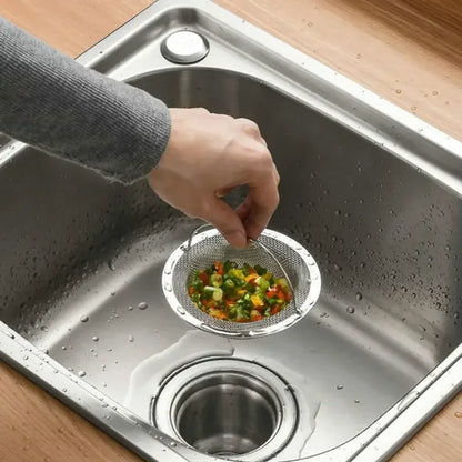 1Pc Stainless Steel Kitchen Sink Filter, Garbage Food Residue/Hair Catcher, Keep Your Bathtub Beauty World Shop