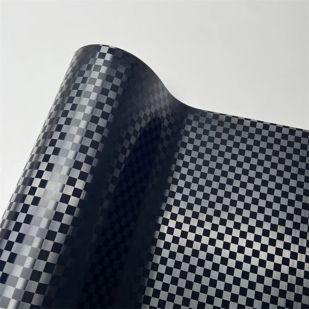 Premium Black Forged Carbon Fiber Vinyl Car Body Wrap Film For Vehicle Motorcycle Hex Cosmic Diamond Carbon Vinyl Protector Film Beauty World Shop