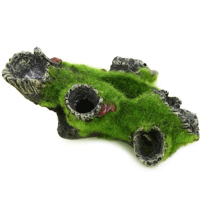 Resin Breeding Hiding Cave Simulation Shrimp Cave House Decorative Props Tree House Shelter Crafts Arts for Aquarium Landscaping Beauty World Shop