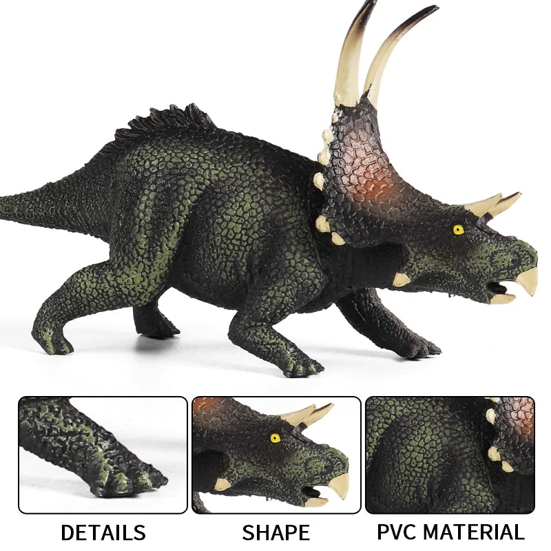 Oenux Dinosaurs World Brinquedo Savage Jurassic Indominus Rex Spinosaurus Triceratops Action Figures Collection Toy Kids Gift Beauty World Shop