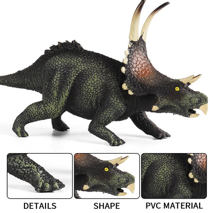 Oenux Dinosaurs World Brinquedo Savage Jurassic Indominus Rex Spinosaurus Triceratops Action Figures Collection Toy Kids Gift Beauty World Shop