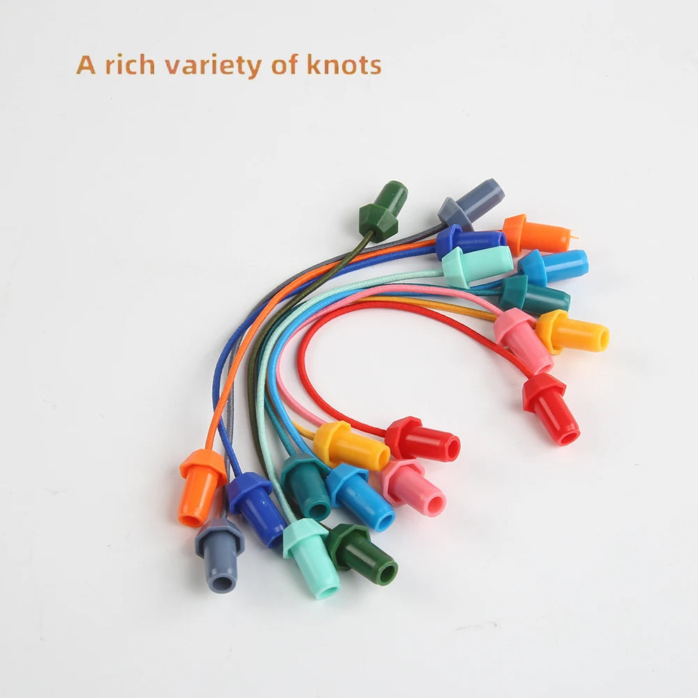 Twisted Rope Puzzle Game - Brainy Knots Untangling Challenge Board Game String Solution Central Lacing Toy Beauty World Shop
