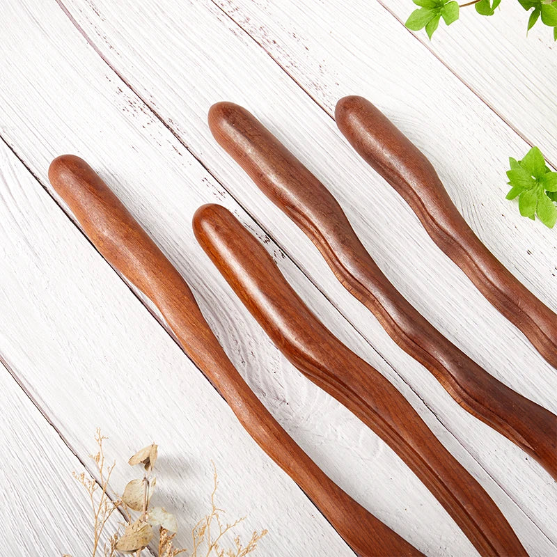 1PC Massage Guasha Scraping Stick Tools Back Shoulder Neck Waist Leg Massager Tools Natural Wood Fast Gua Sha Beauty World Shop