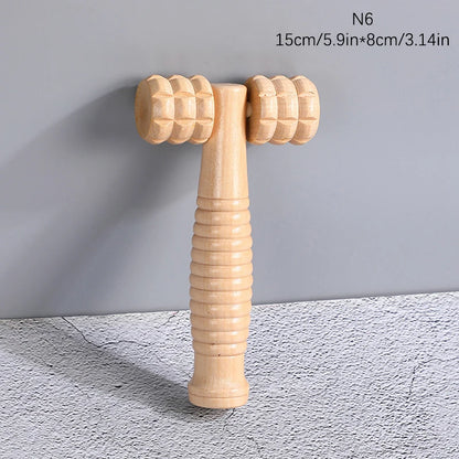 Wooden Massage Roller Portable Massage Tools For Face Neck Muscle Relax Head Foot Massager Stick Body Relaxation Beauty Health Beauty World Shop