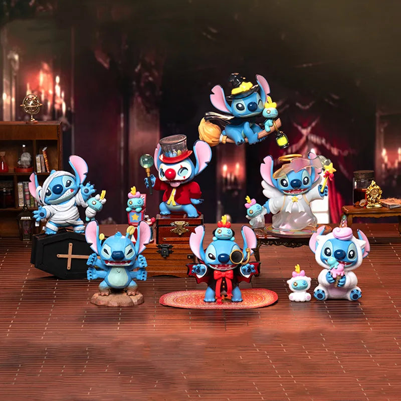 Stitch Weird Diary Series Anime Figures Creative Cute Doll Statue Model Mystery blind box Toys Children Birthday Gifts Beauty World Shop