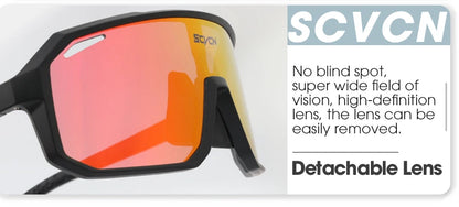 SCVCN New Cycling Glasses Bike Sunglasses Men UV400 Eyewear Outdoor Sports MTB Goggles Bicycle Women Riding Hiking Sunglasses Beauty World Shop