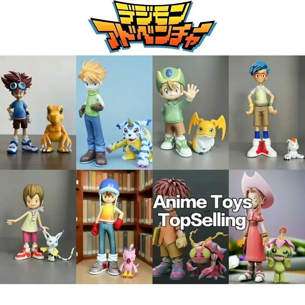5-16cm Anime Digimon Adventure Figures Eight Main Characters Action Figure Pvc Statue Collection Model Toys Gifts Beauty World Shop
