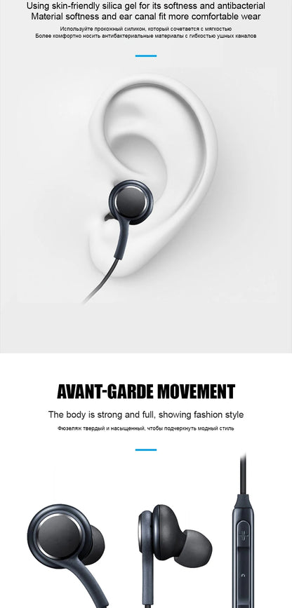 Type C Wired Earphone For Samsung Galaxy S23 S21 S22 Ultra Plus 3.5 mm Earbuds Headphones A54 A34 A53 A53 Accessories Beauty World Shop