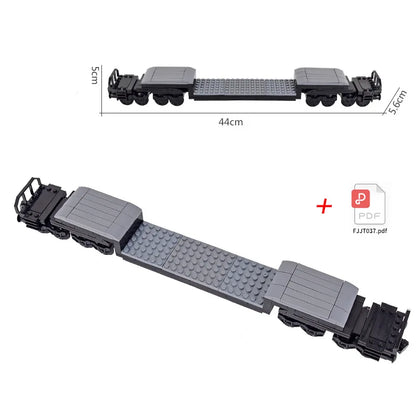 MOC City Creative Idea Train Base Wheel Carriage Building Blocks Bricks Assembled DIY Toys for Kids Christmas giftS Beauty World Shop