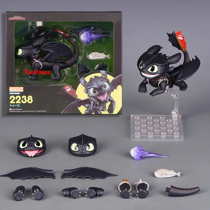 Potdemiel How To Train Your Dragon Figure Toothless Light Fury Action Figures Model Kit Toy Model Collection Ornament Toys Gift Beauty World Shop